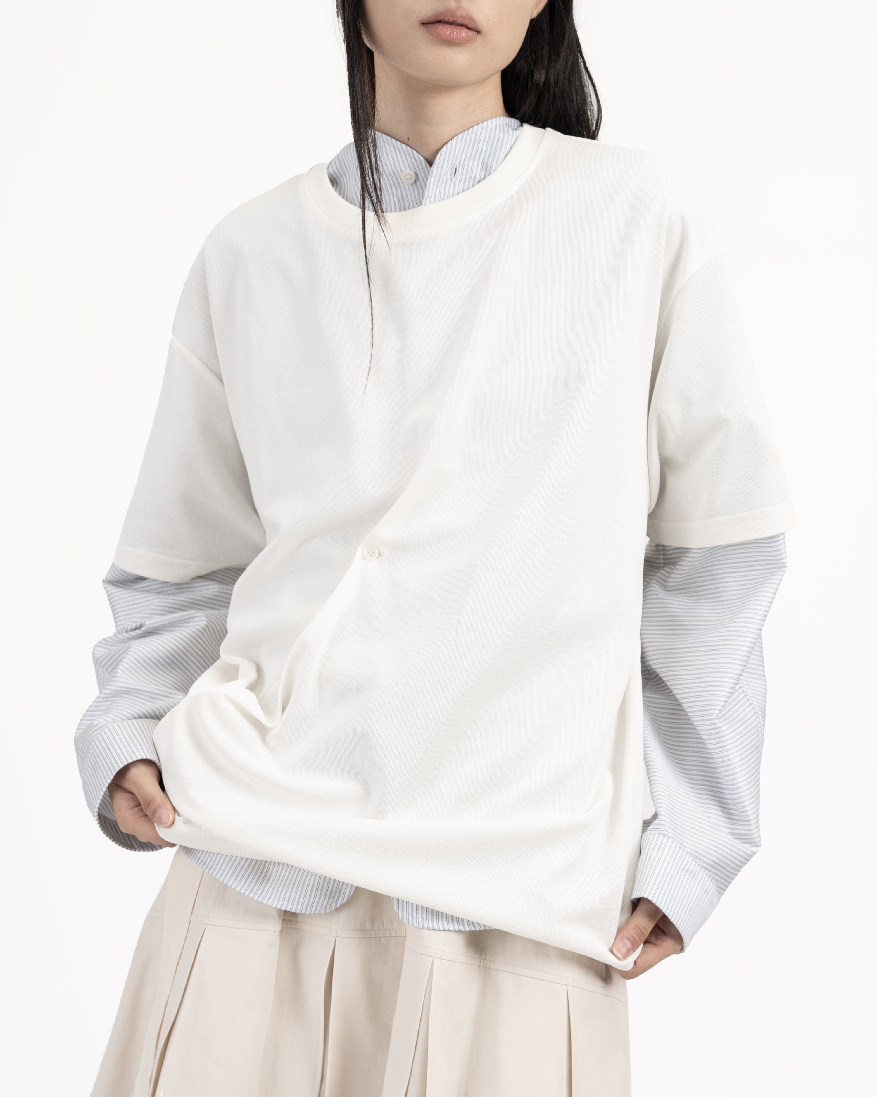 GRAYE | PaperDry™ Pleated Tee