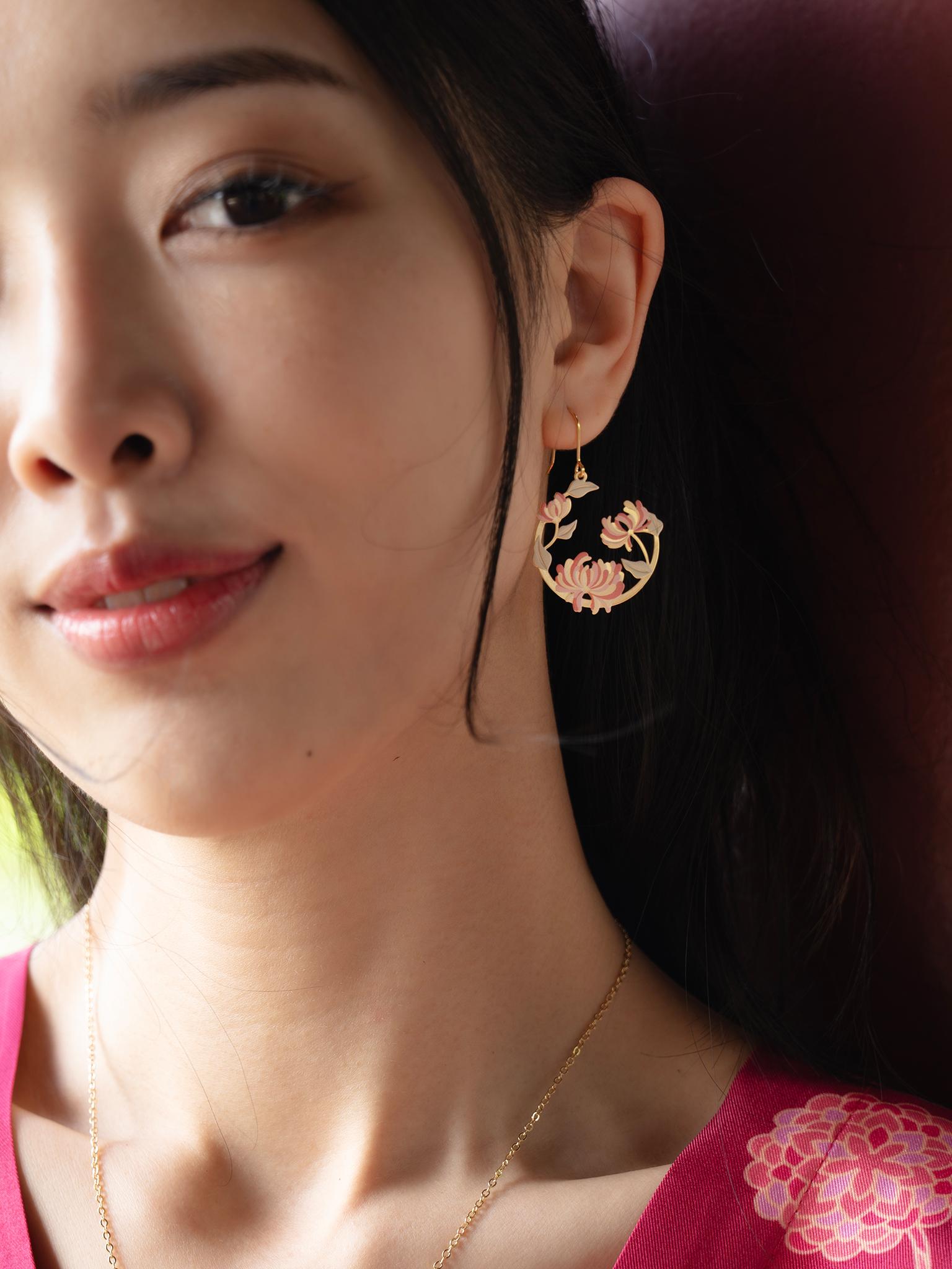 EMBRACE JEWELLERY | Chrysanthemum Season Earrings