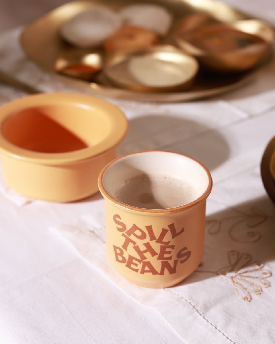 TABLE MANNERS AND CO | Spill the Beans Coffee Set Of 2 Gift Set