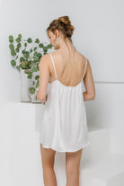 KATRUSS | Sleep Dress With Front Slit, Silken Glow