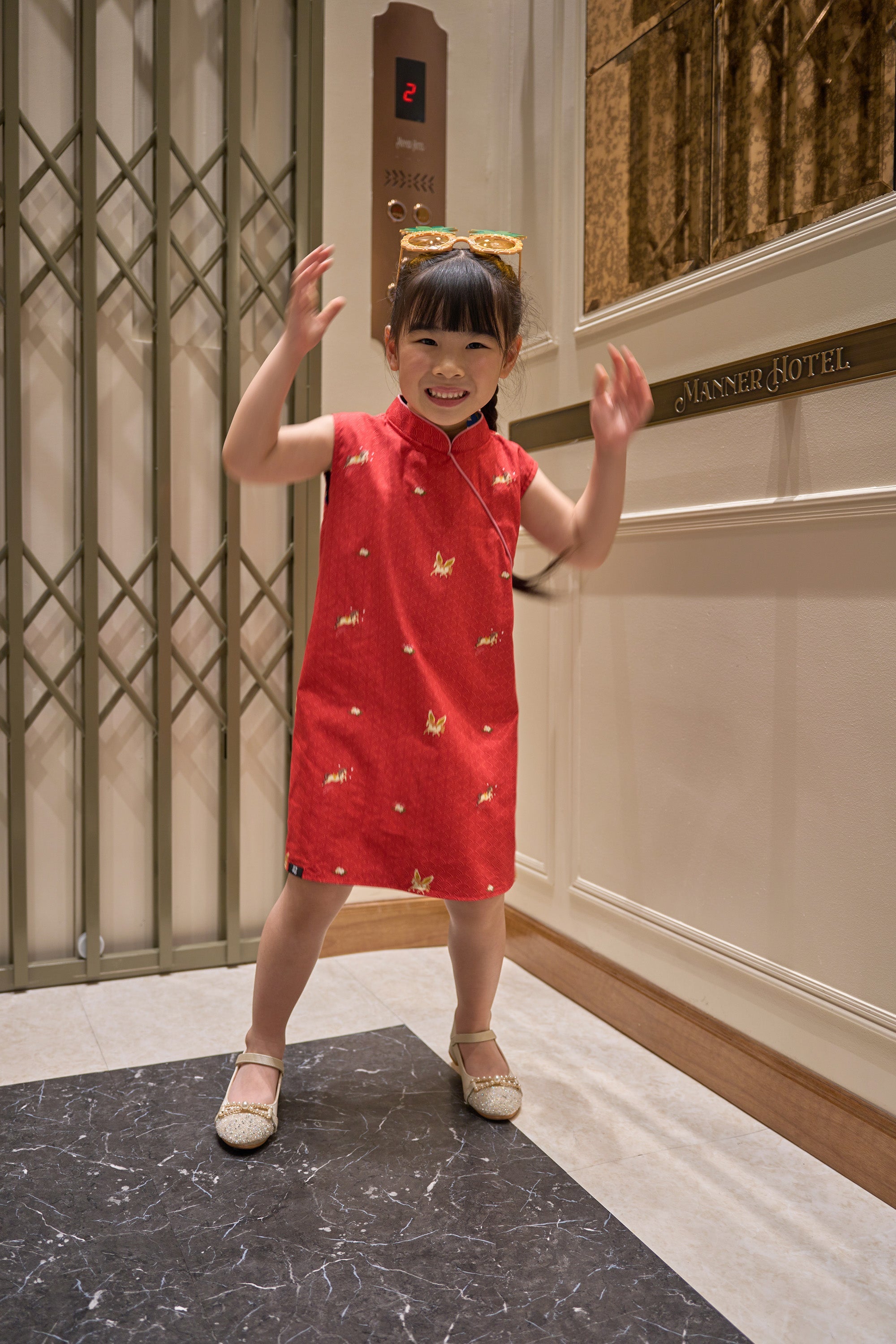 MAISON Q | Vivacious Miss Pony Reversible Classic Cheongsam