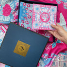 BINARY STYLE | Peranakan Epiphanies in Lilac 100% Premium Silk Scarf