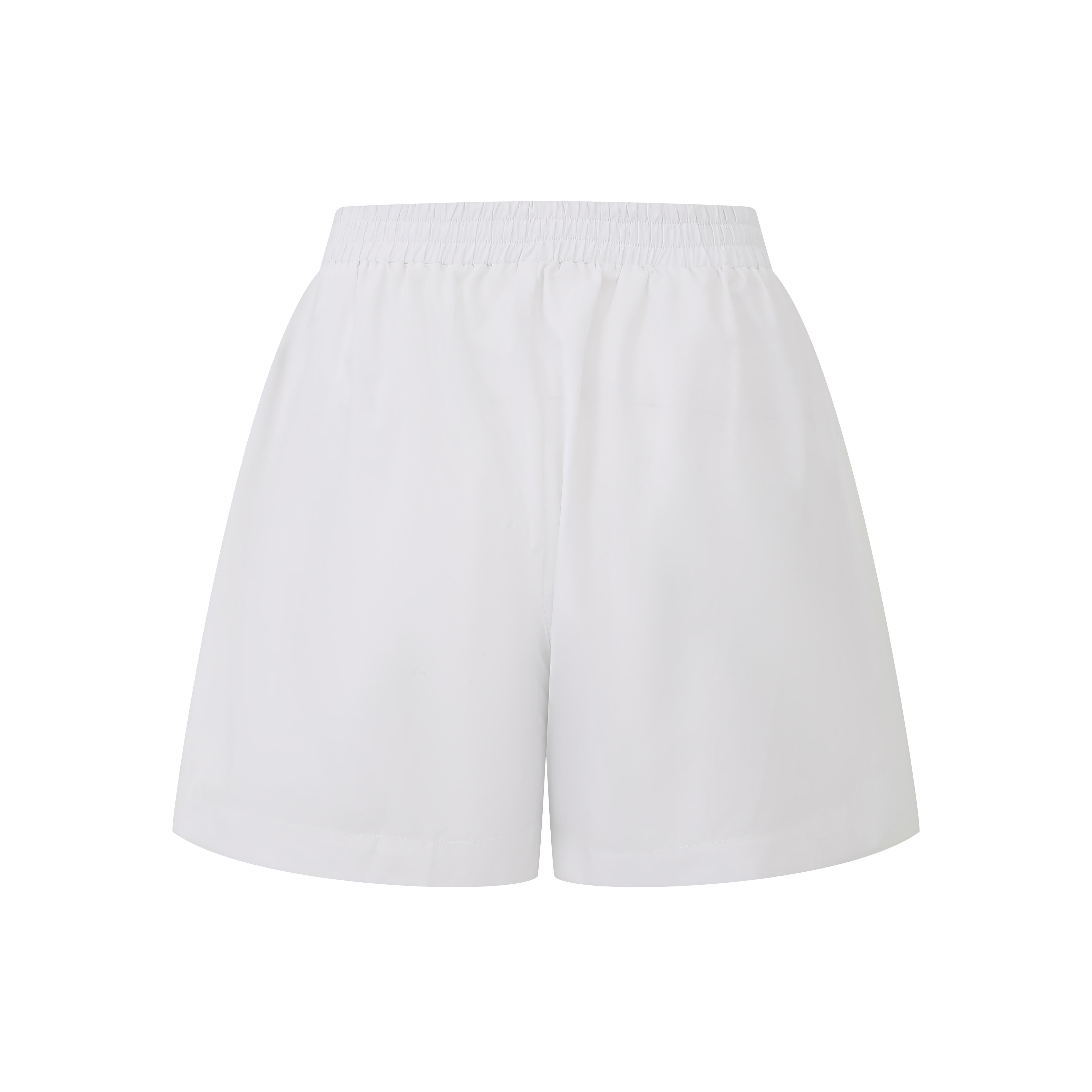 LAYERPLAN | Embroidered Elastic Waist Shorts