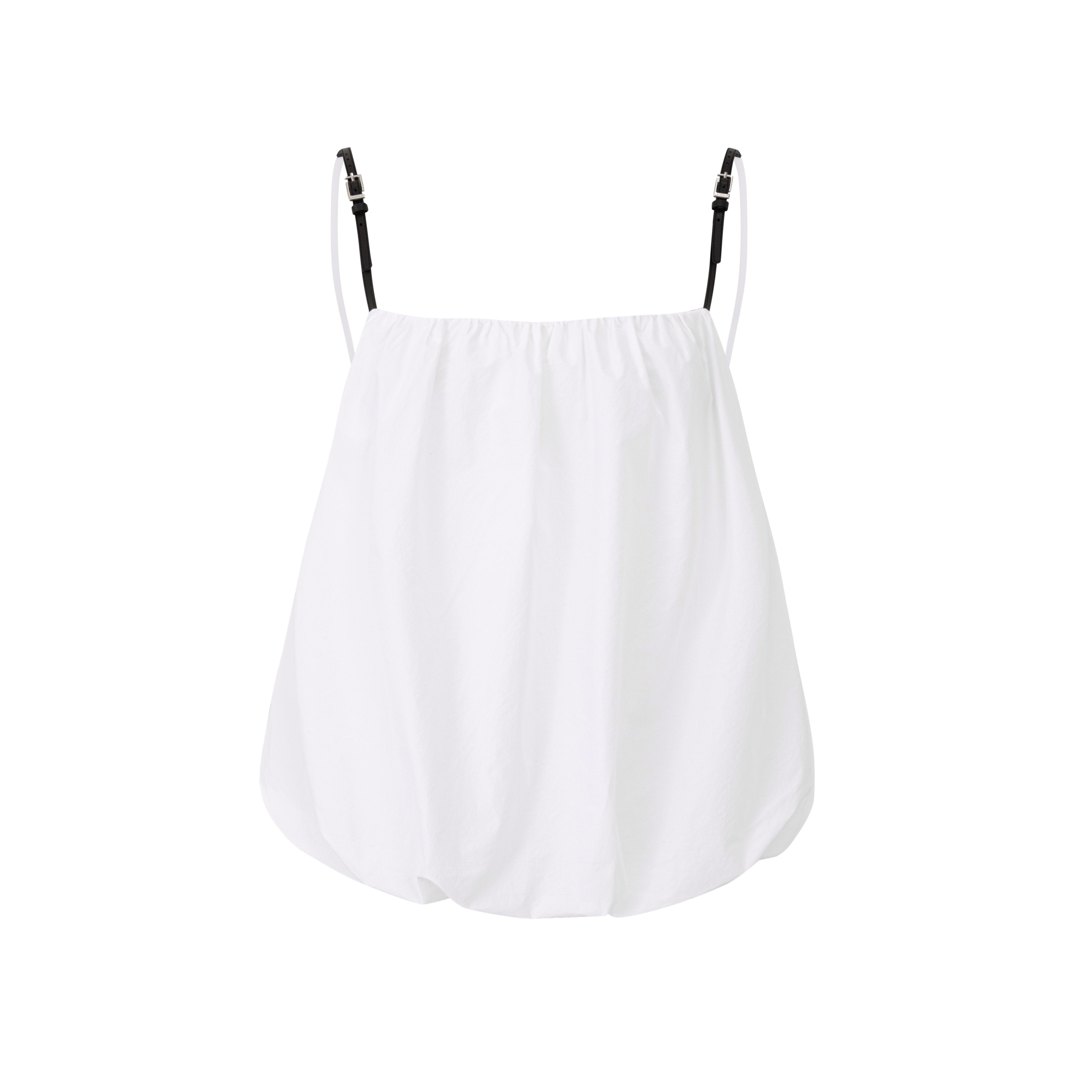 LAYERPLAN | Veya Bubble Hem Open-Back Top