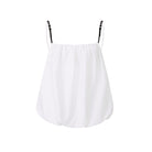 LAYERPLAN | Veya Bubble Hem Open-Back Top