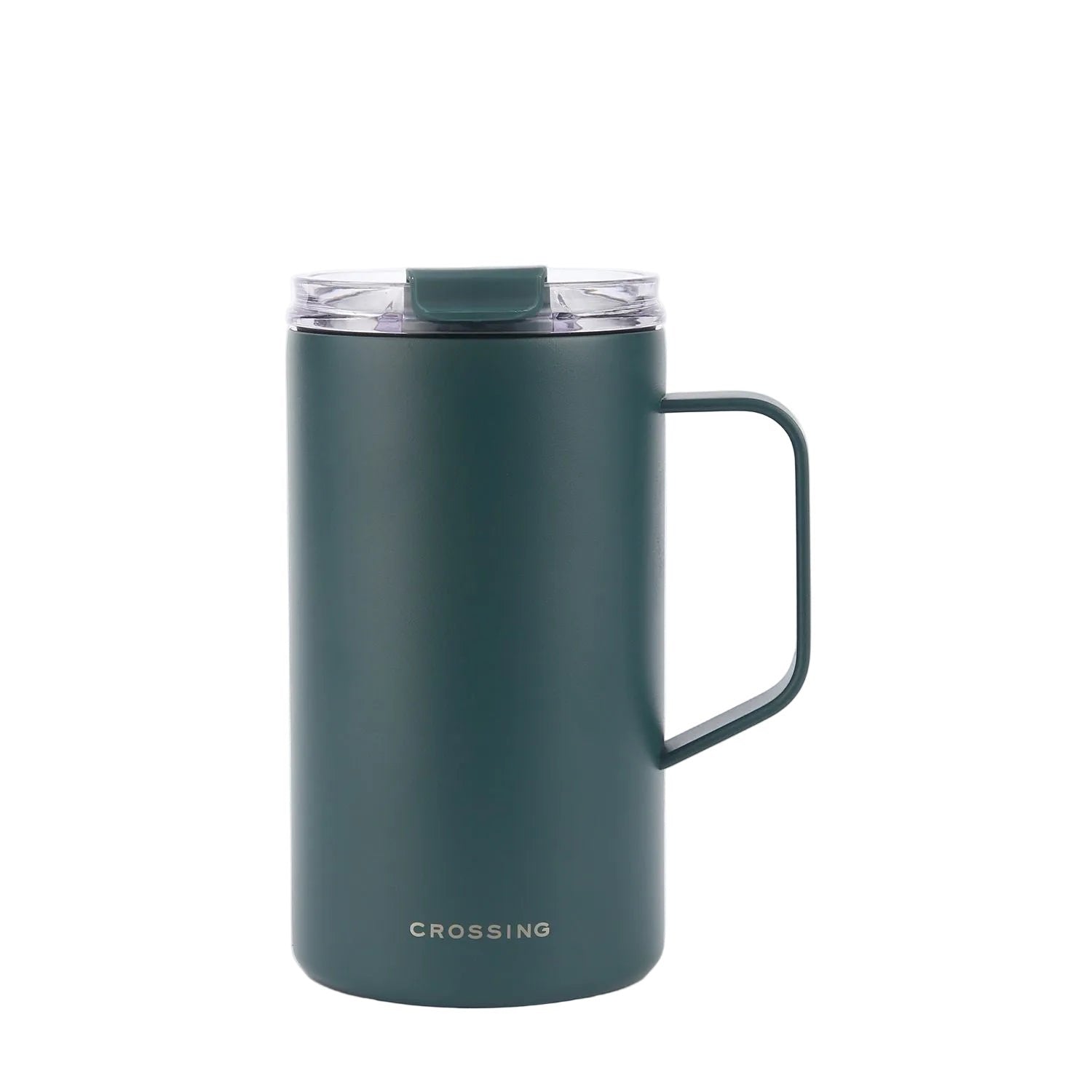 CROSSING | 500ml Neo V2 Insulated S/S Leakproof Lid Ceramic Mug W Handle And Silicone Base