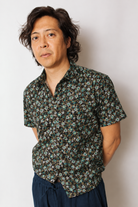 DUXTON | Regular Fit Button Up Shirt | Floral Meadow | Black