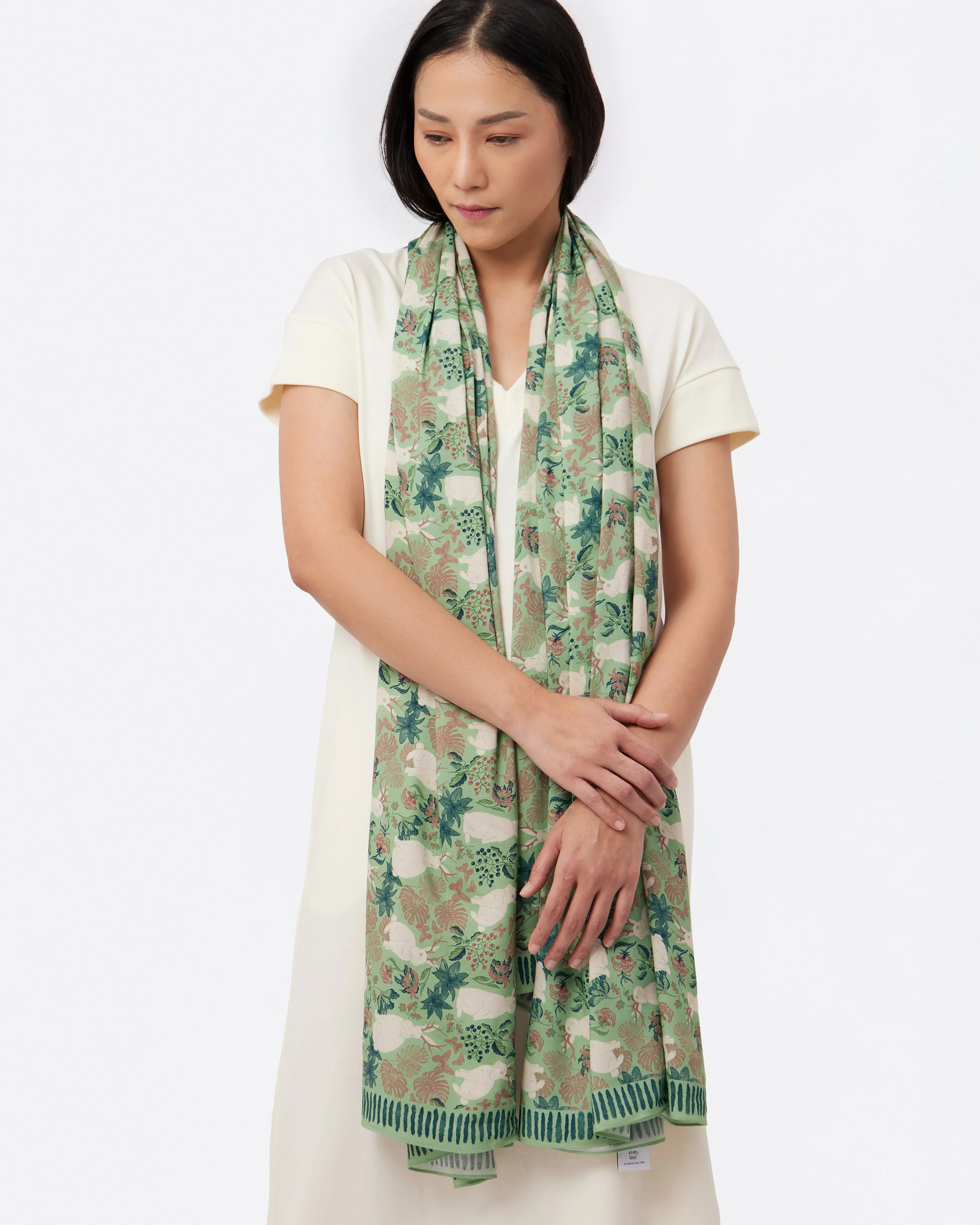 STUDIO QILING | Jackalope Garden Bloom Pareo