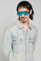 PROJECTWEAR | Eagan Sunglasses Silver/Green