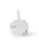 CRAFILAB | Blue Begonia & Slanted Handle Teapot