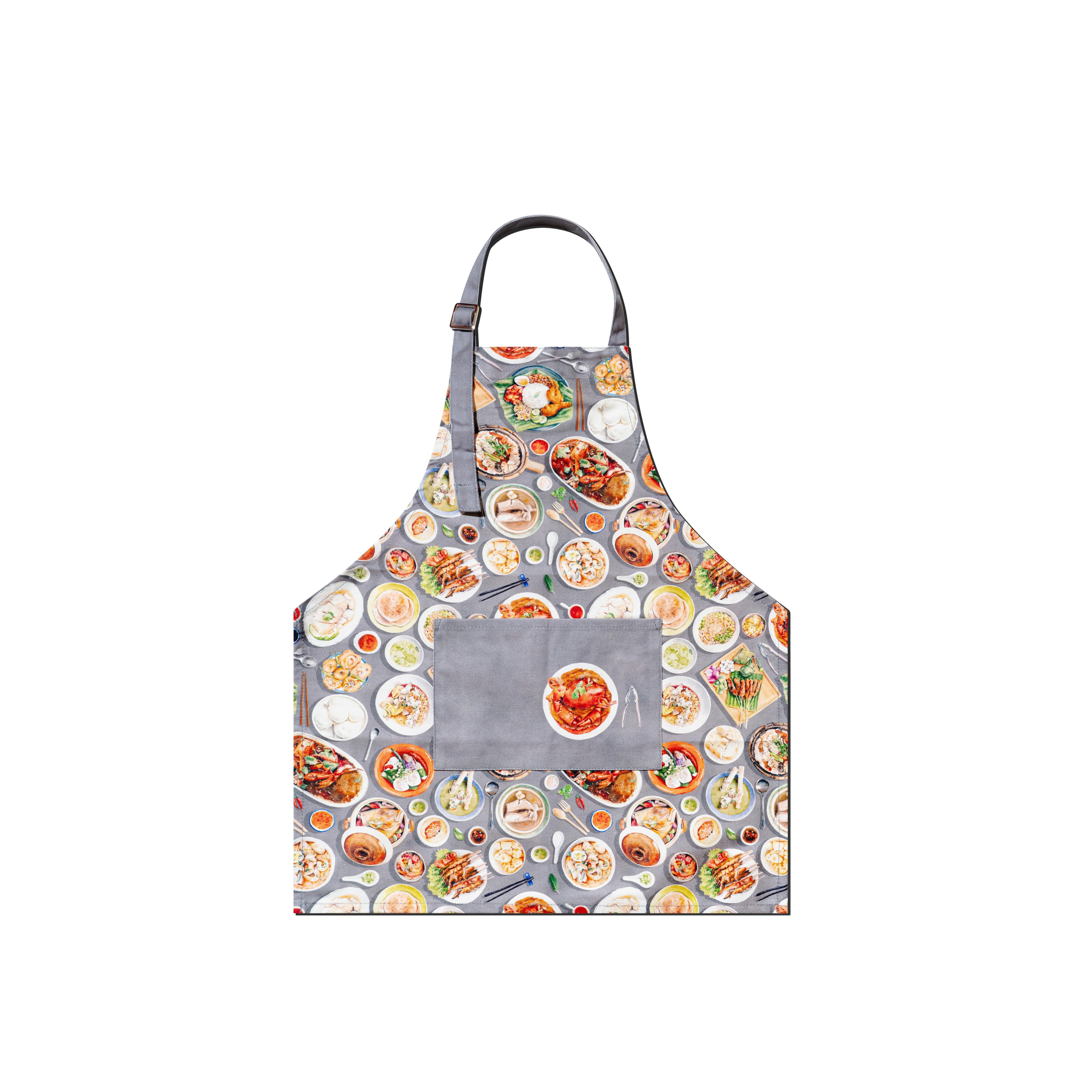 SINGLAPA | Singapore Hawker Food Kids Apron