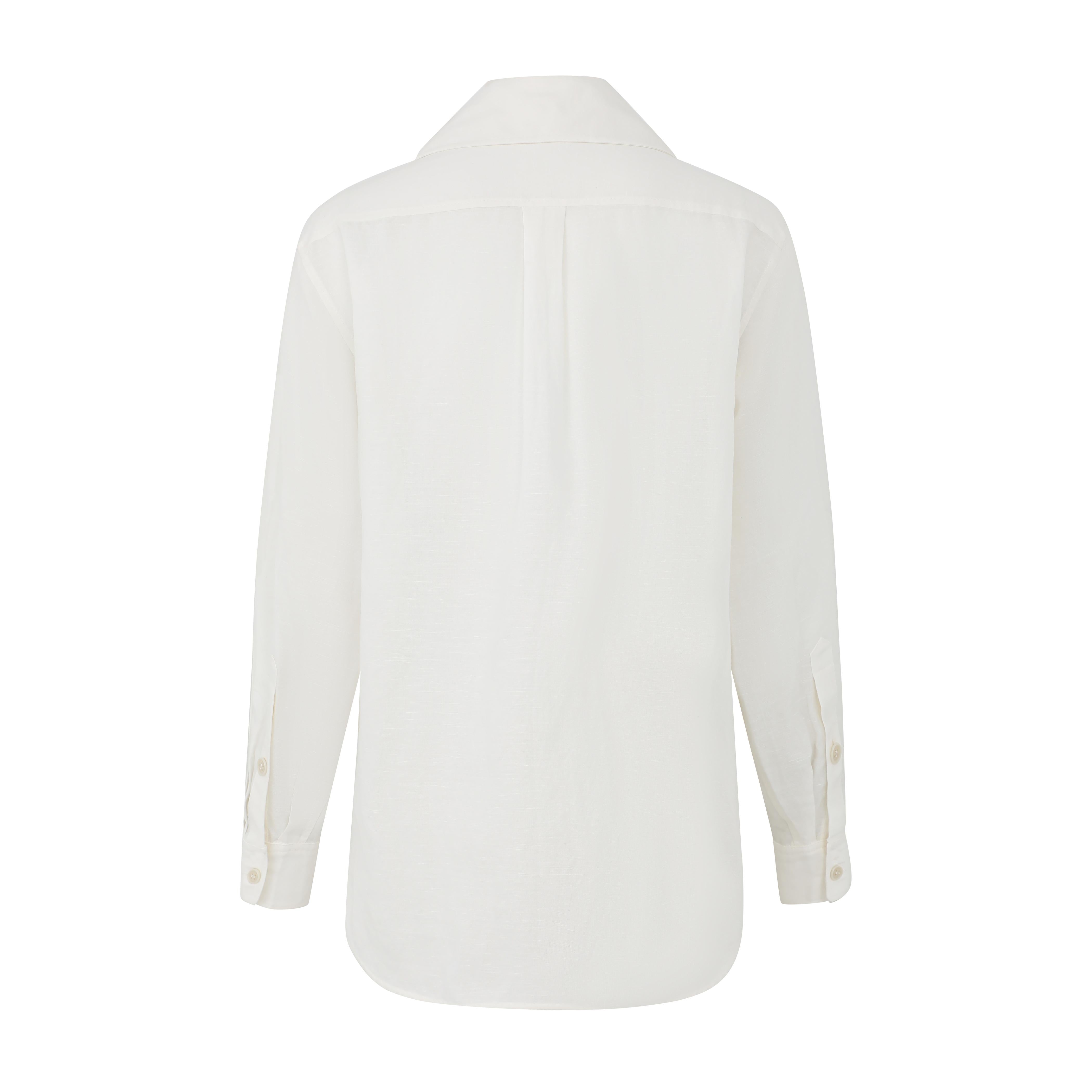 LAYERPLAN | Liora Linen Double-Breasted Shirt Jacket