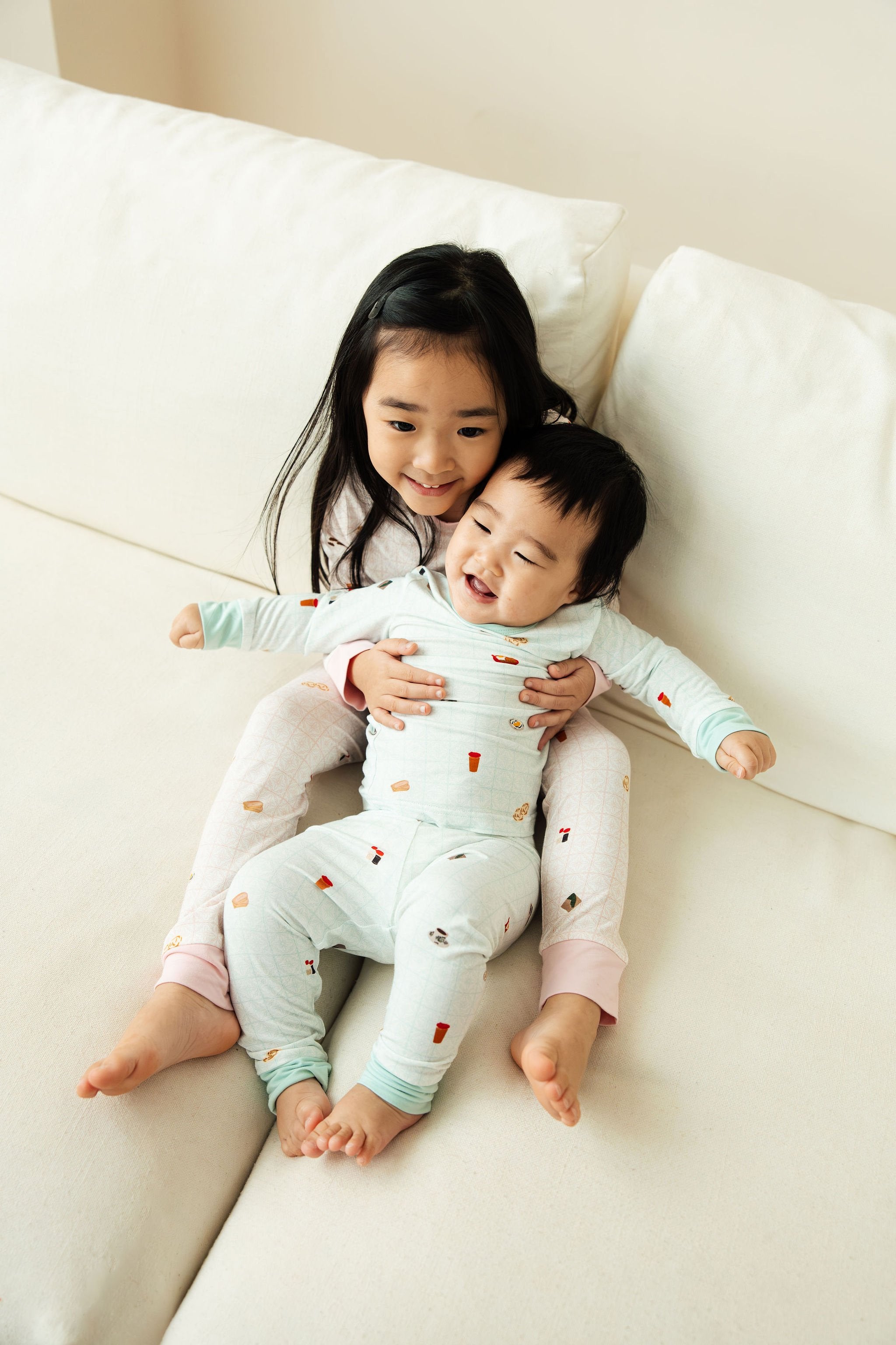 SELENIGHTCO | Kids Long Pyjamas Set | Kopitiam Jade