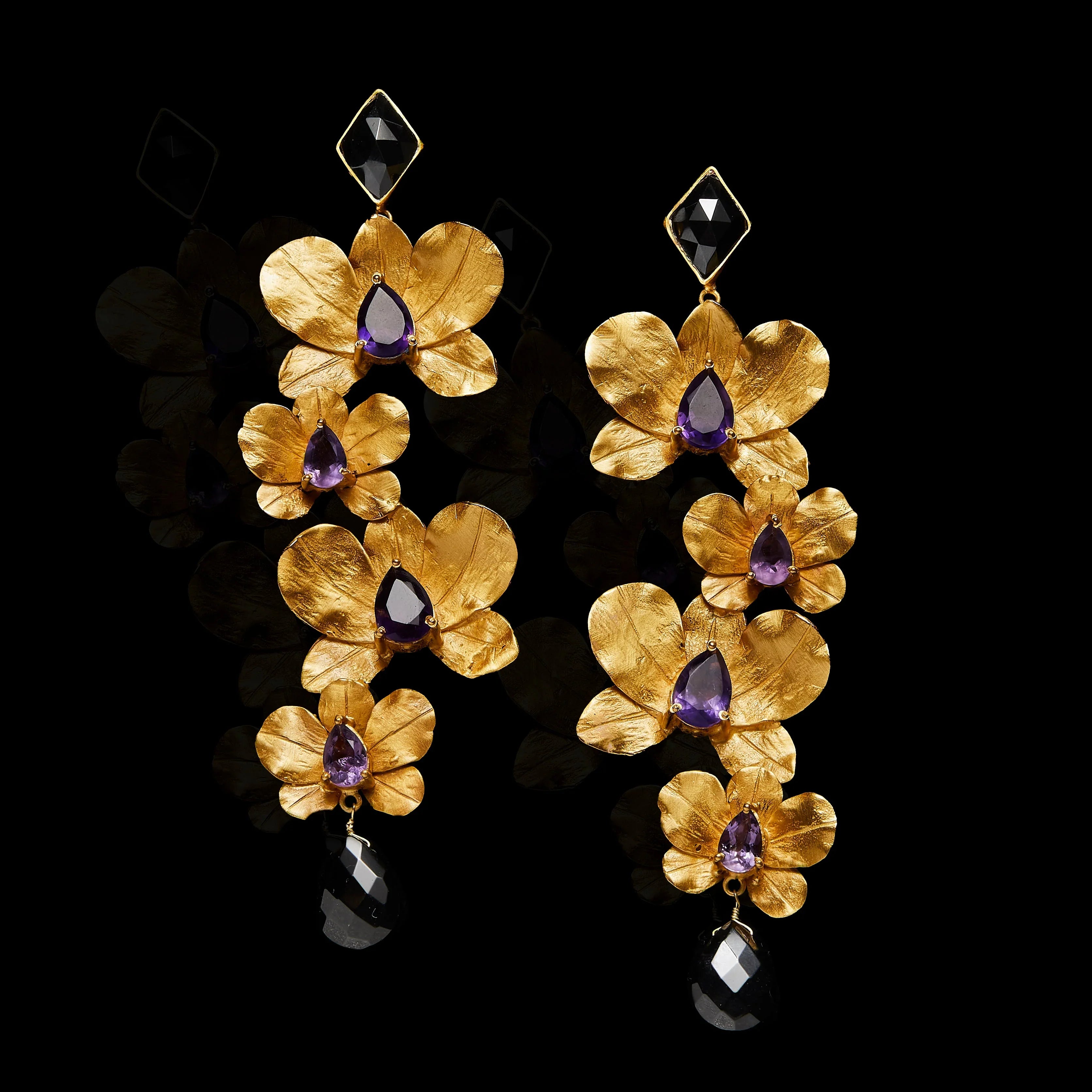 BOHEME BY VERO | Orchidea Double Earrings