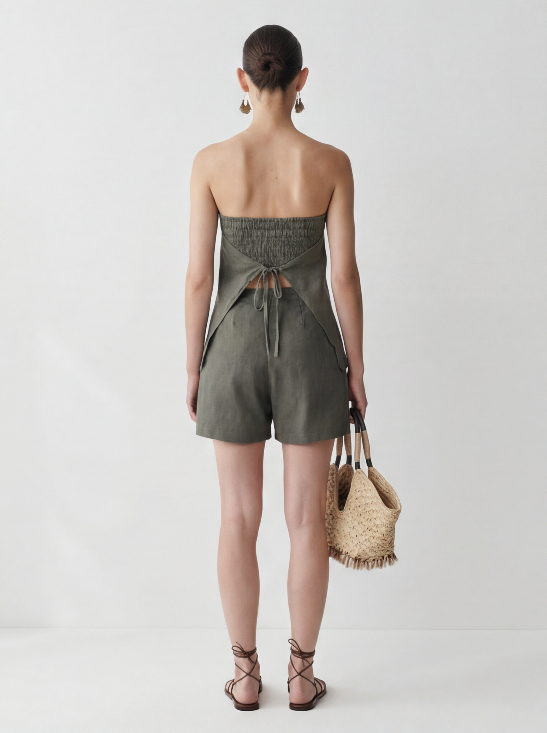 LAYERPLAN | Kael Ruched Back Strapless Top