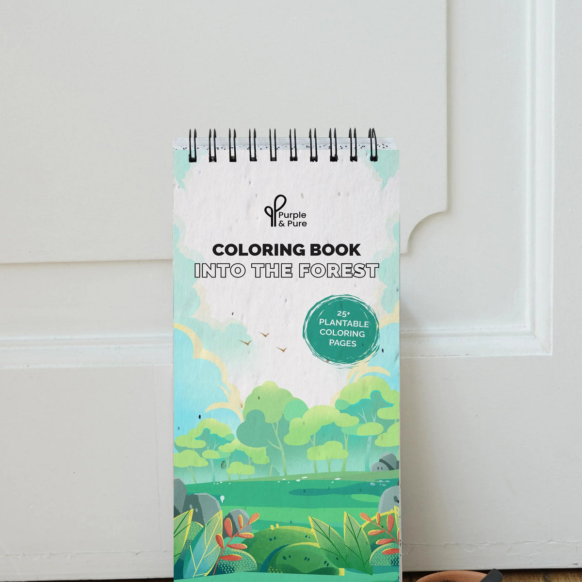 PURPLE & PURE Plantable Colouring Book | Seed-Infused Pages | Design ...