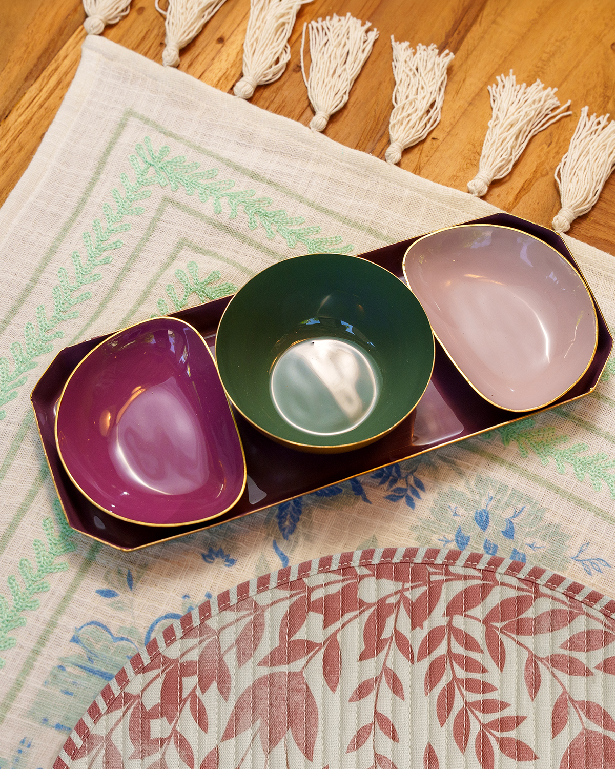 MEJA MAISON DE BALI | The Amour Nouveau Serve Tray Set