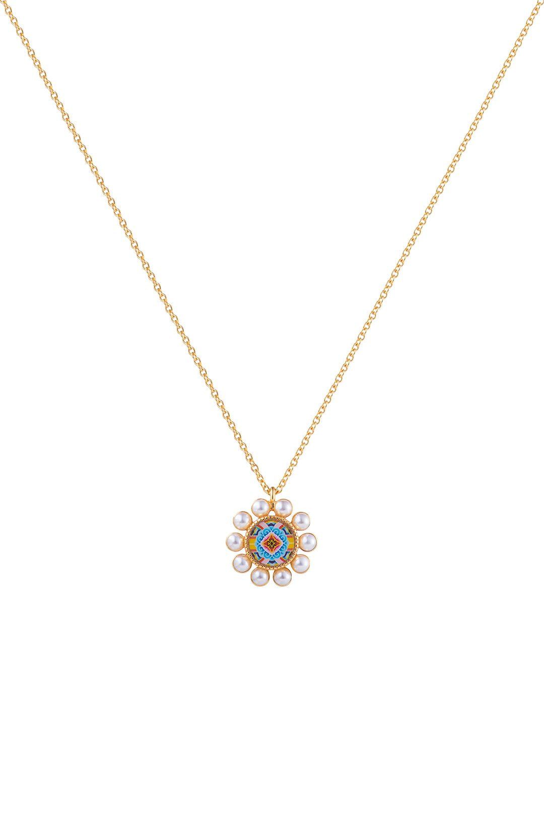RARE BIRD COLLECTION | Elysian Pearl Pendant Necklace | Korean Dancheong