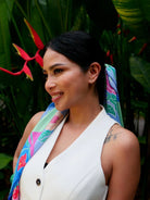 BINARY STYLE | Peranakan Bricollage Premium Silk Scarf