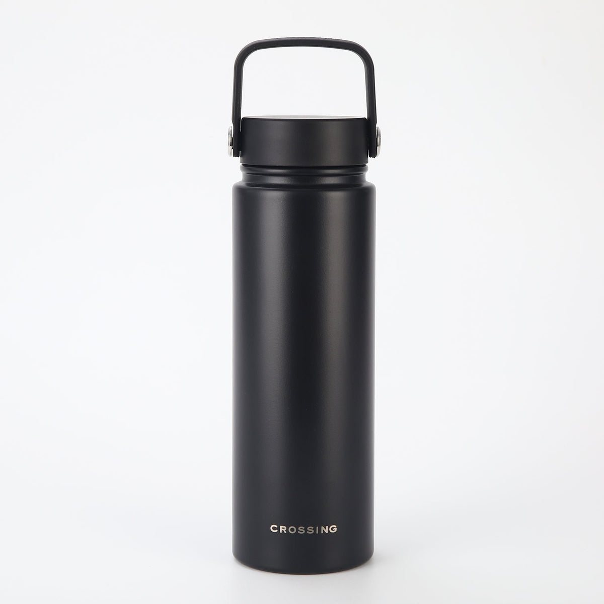 CROSSING | 720ml Urban Ceramic S/S Insulated Flat Cap Bottle With Handle