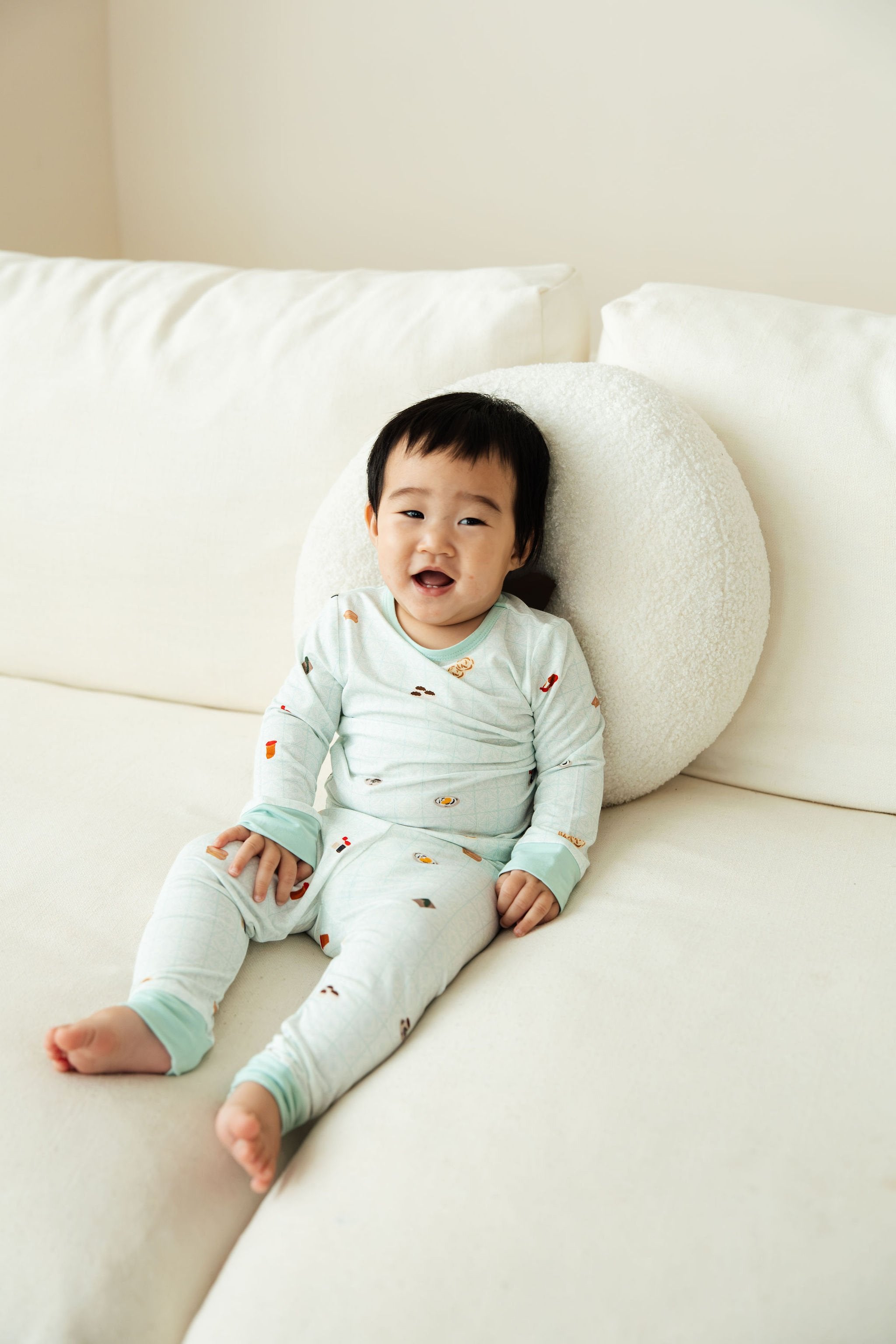 SELENIGHTCO | Kids Long Pyjamas Set | Kopitiam Jade