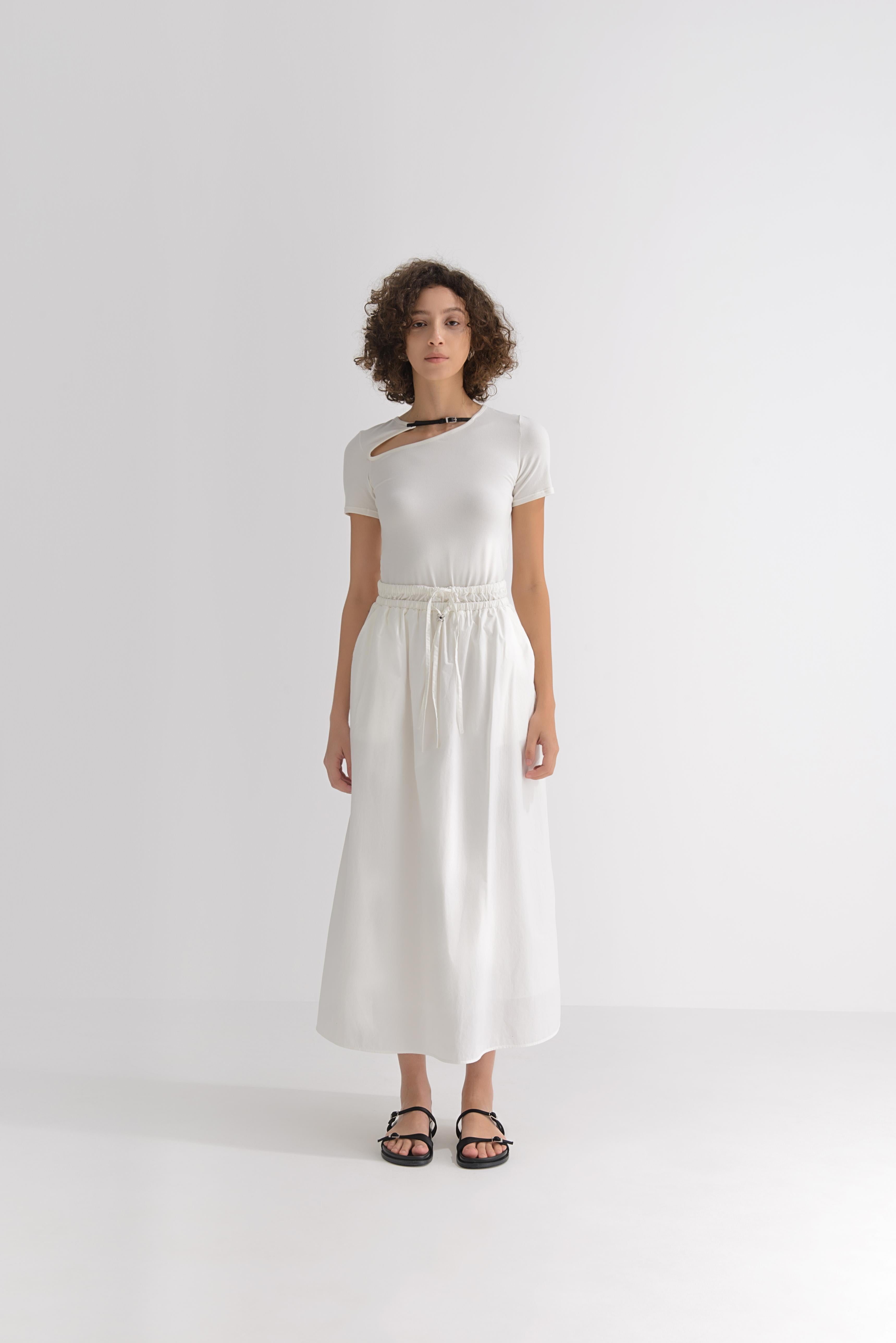 LAYERPLAN | Layered Waist A-Line Skirt