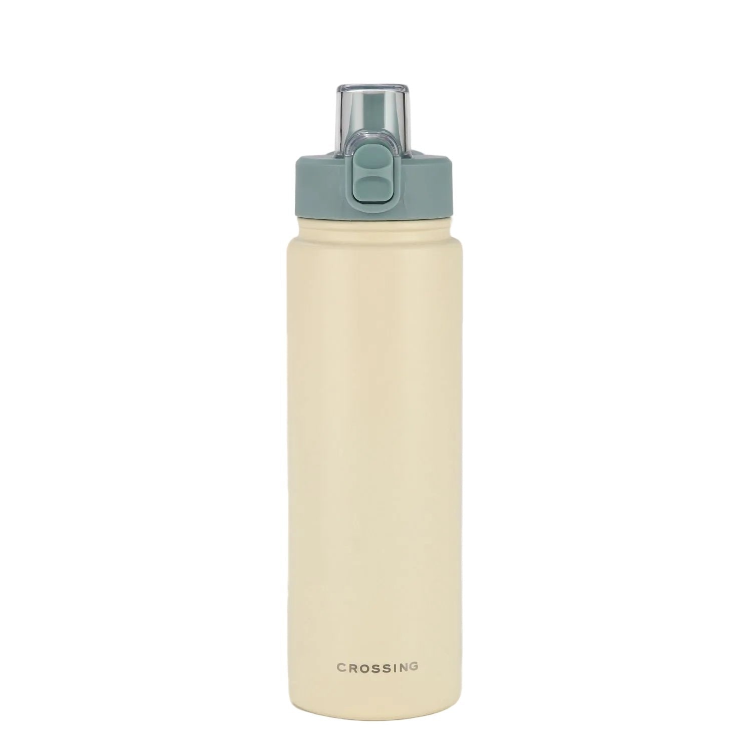 CROSSING | 720ml Urban Ceramic S/S Insulated Straw Sipper Cap Sports Bottle With Handle