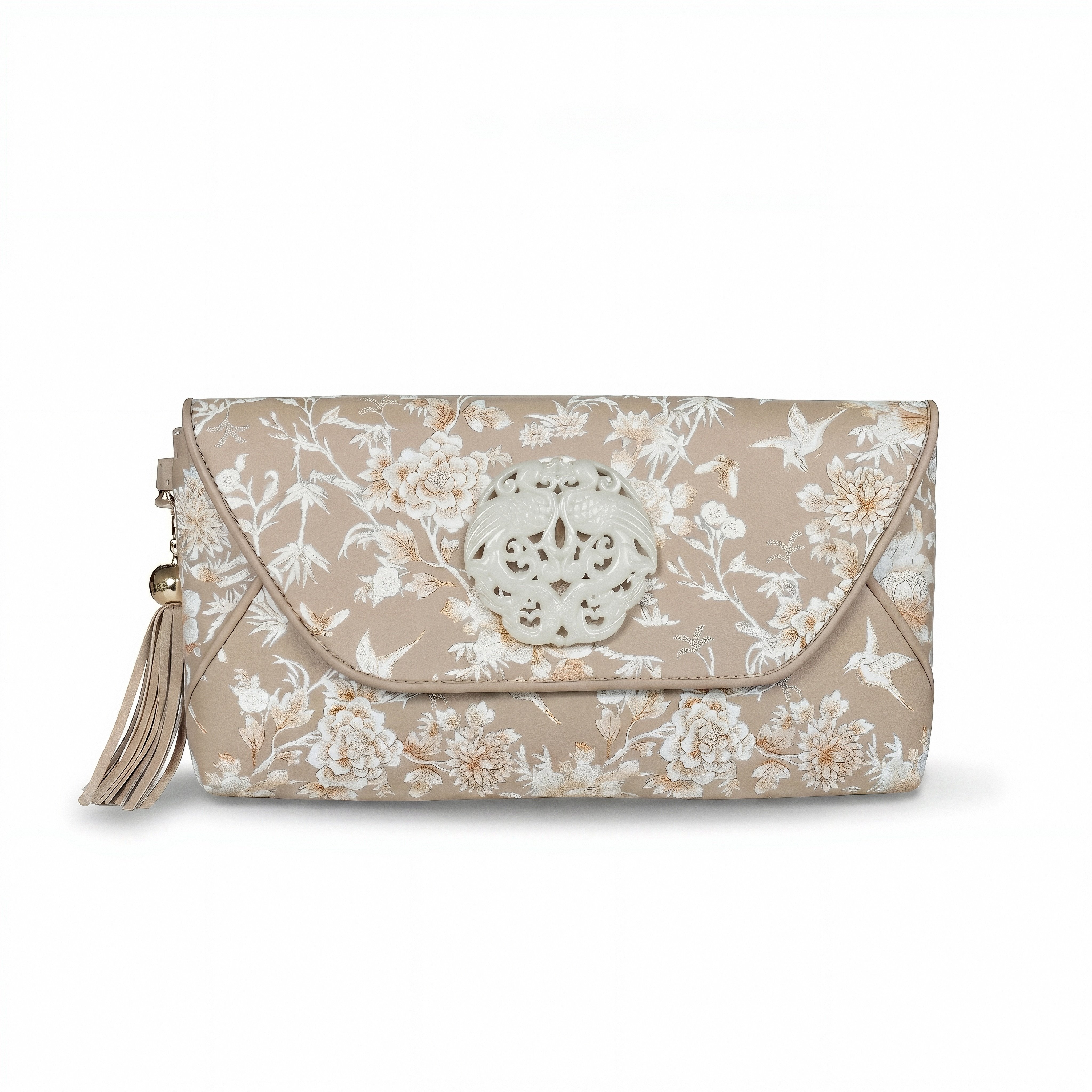 DESTI SAINT | Double Phoenix Floral Print Envelope