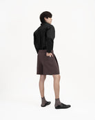 GRAYE | Pleated Sweatshorts - Fig