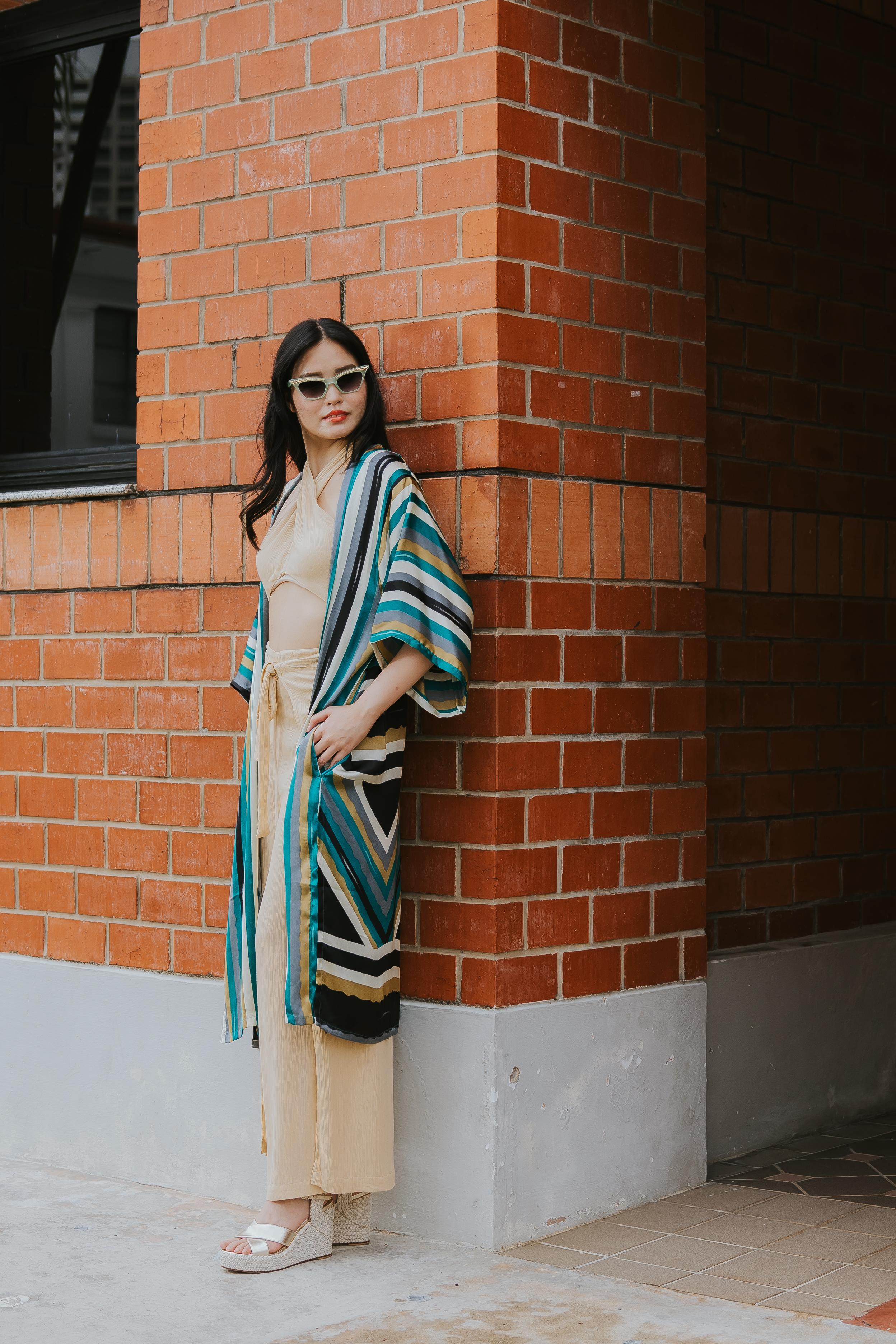 RAJA RANI | Modal Silk Long Kimono