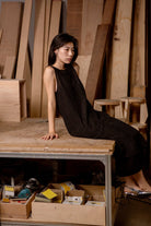 SAERO COLLECTIVE | Mok Textured Dress | Black