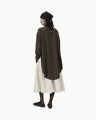 GRAYE | Fluid Knot Shirt - Brown