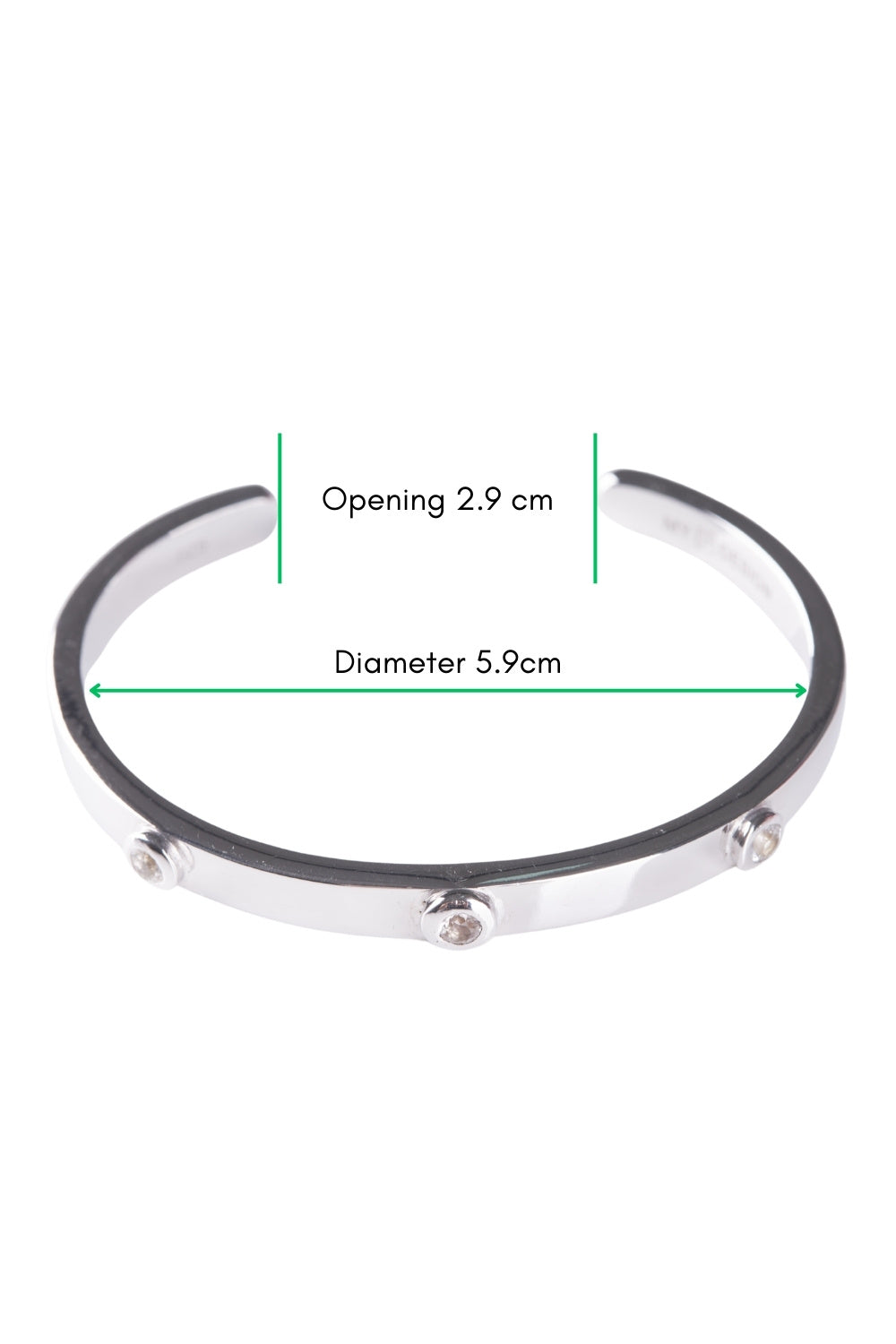 CREATIVE JEWELLERY STUDIO | Burmese White Topaz, Rhodium Plated Silver Cuff by Design of Gems