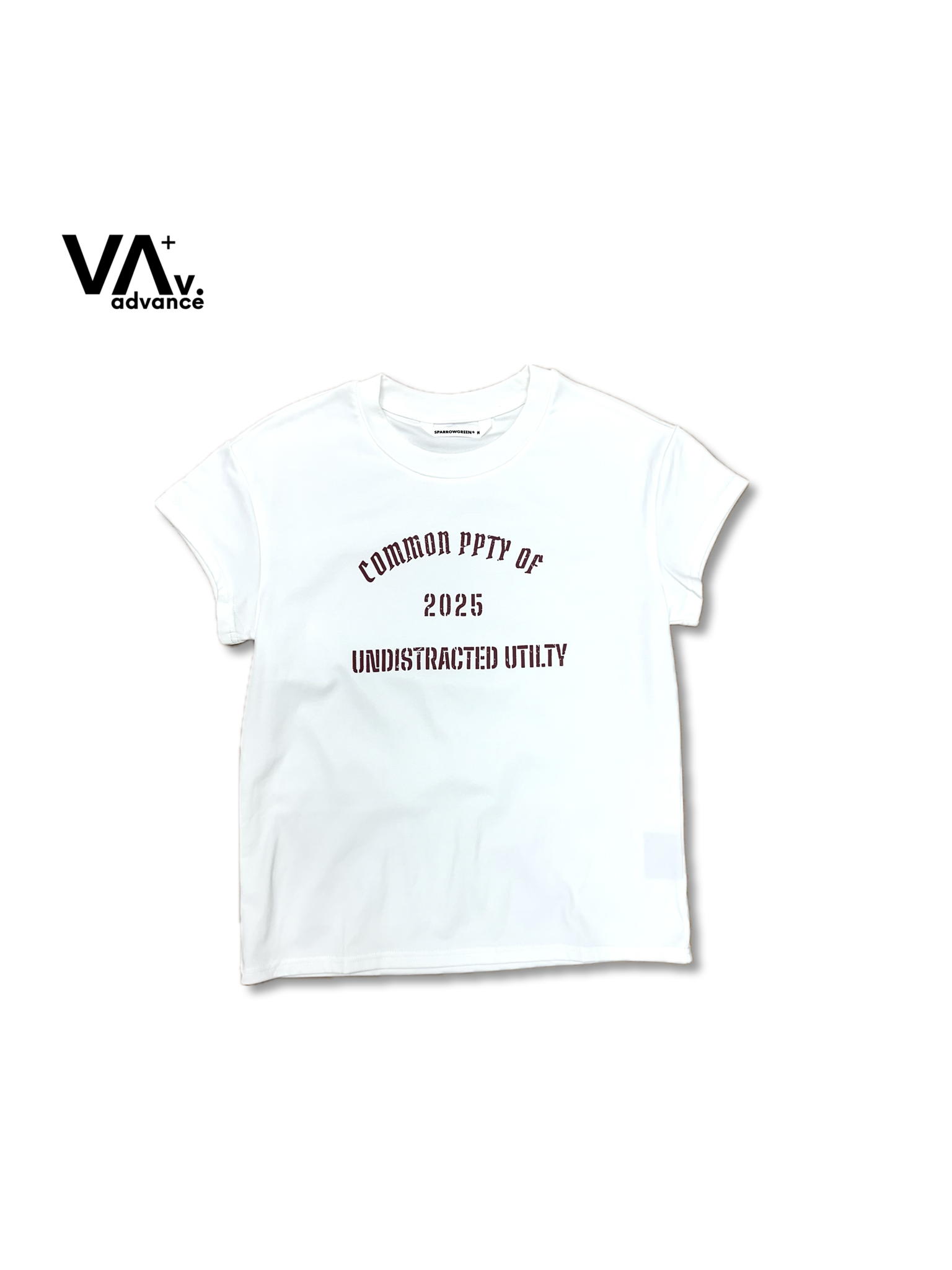 SPARROW GREEN | CHLOE CAP SLEEVE T-shirt - White