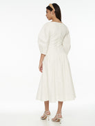 DRESSINGPAULA | Corset Cotton Midi Dress