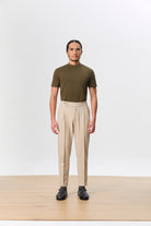 HOUSE OF ANON | Arlo Mock Neck Tee, Jersey