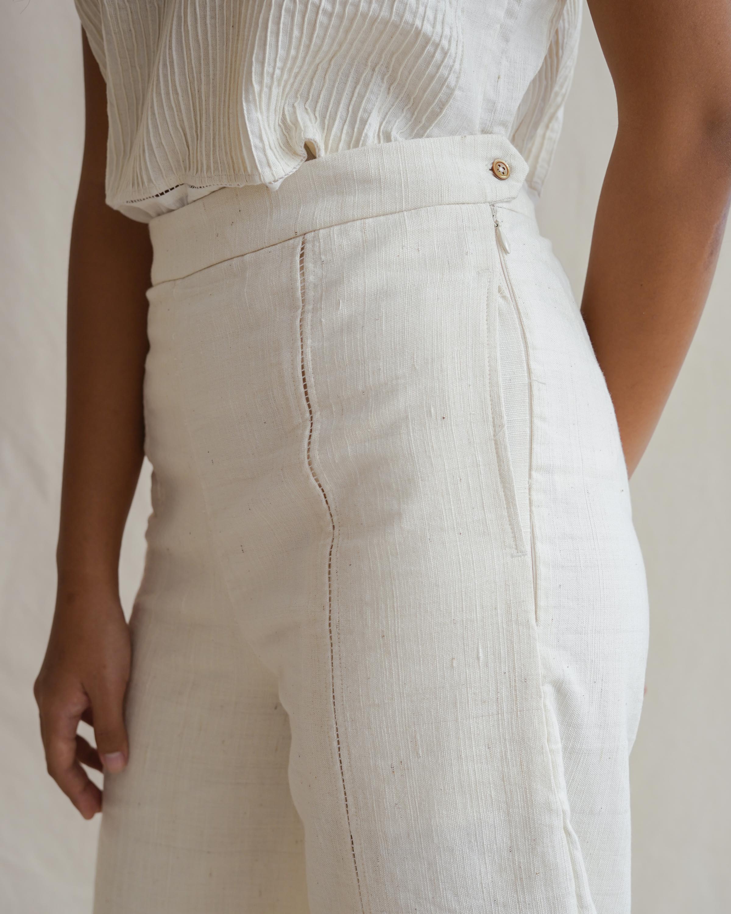 SUKKHA CITTA | KAPAS - Hemstitched Wide Leg Pants