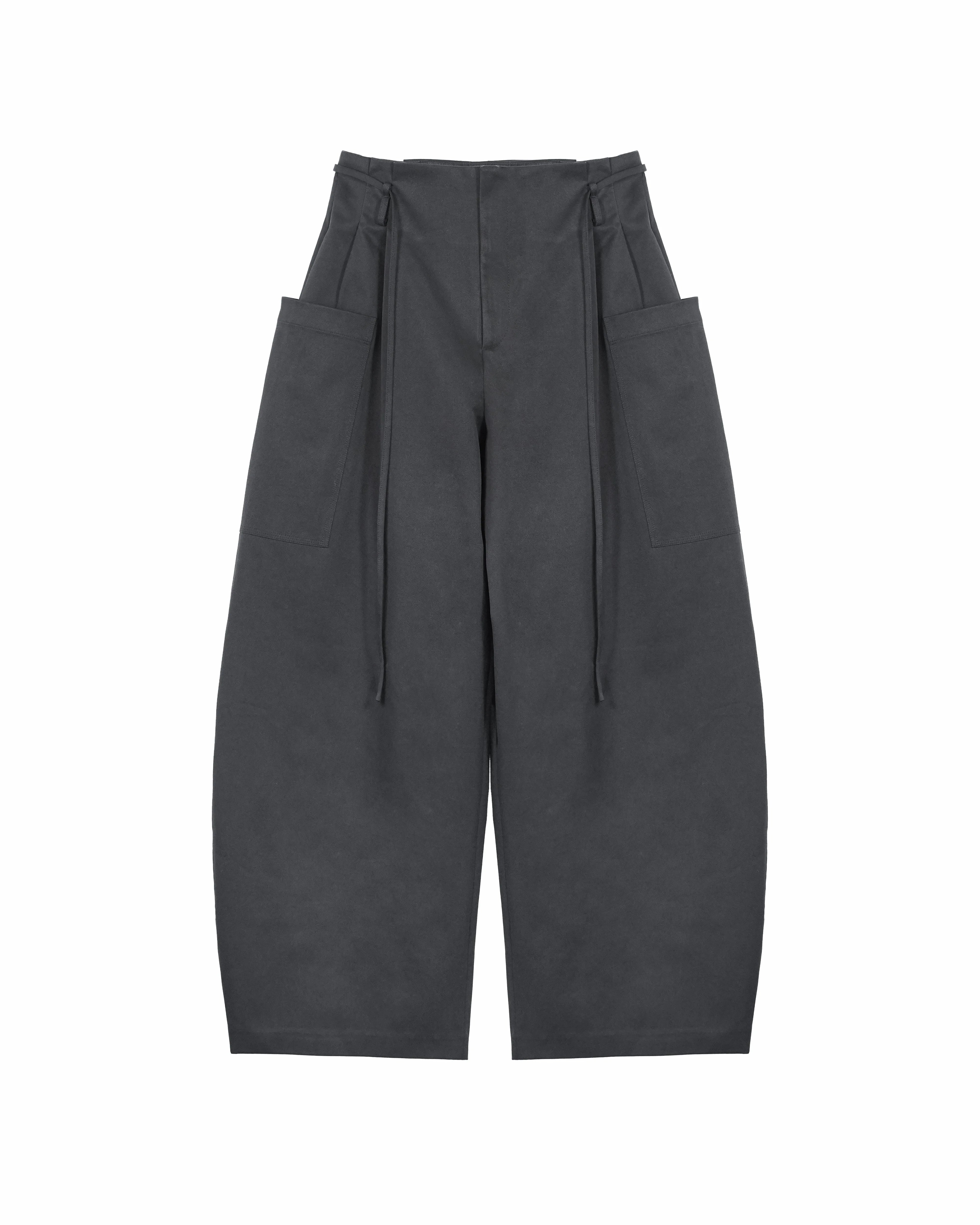 GRAYE | SOLOTEX® Barrel-Leg Trousers - Gray