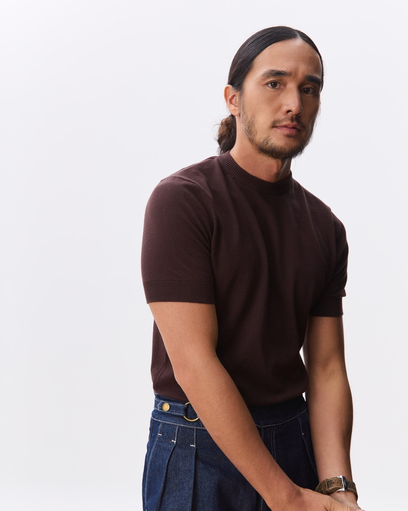 HOUSE OF HOUSE OF ANON PTE. LTD | Otto Mock Neck Knit Top - 100% Cotton