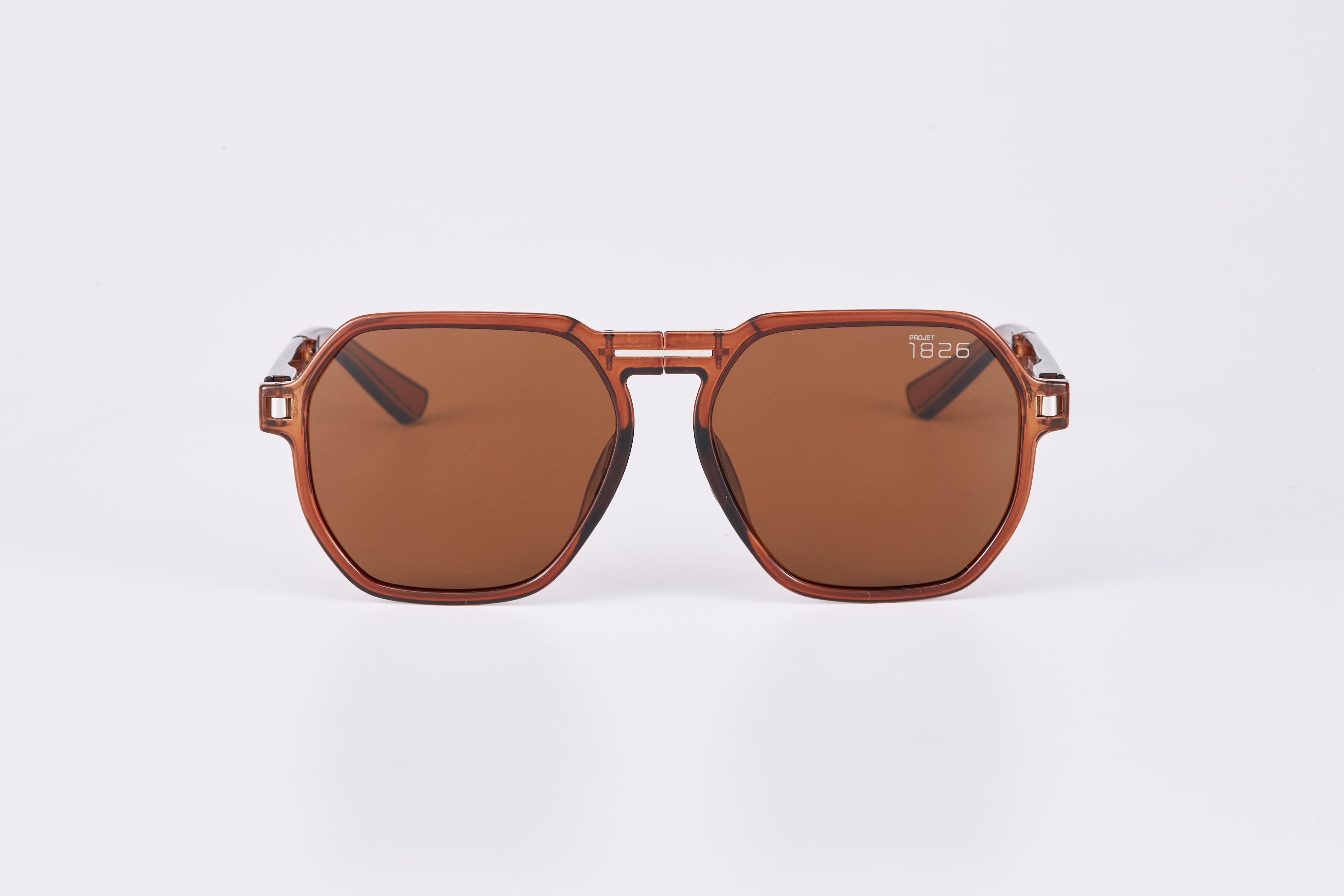 PROJECTWEAR | DAEMYN Polarized Foldable Sunglasses Tea/Black