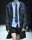 STUDIOMORAL | Parka Jacket In Navy-Grey