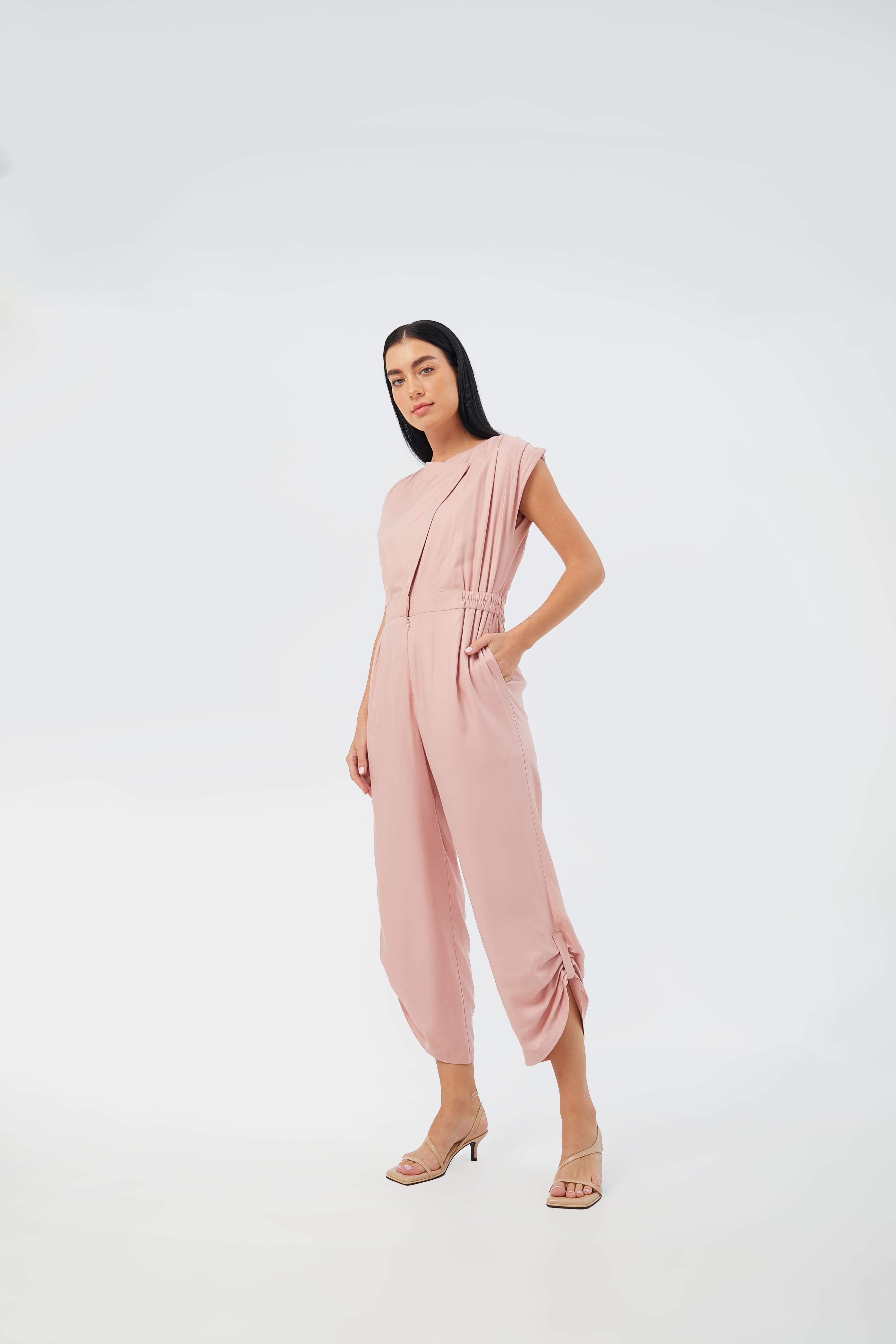 CAELI ECO LUXE | Draped Jumpsuit