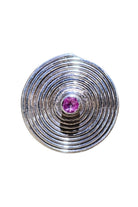 CREATIVE JEWELLERY STUDIO | Burmese Pink Sapphire, Rhodium Plated Silver, "Pansodan" Ring | Design of Gems