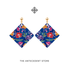 THE ANTECEDENT STORE | Batik Garden City Earrings | Stories Of Singapore