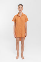 KATRUSS | Shirt Dress, Sheen Mosaic