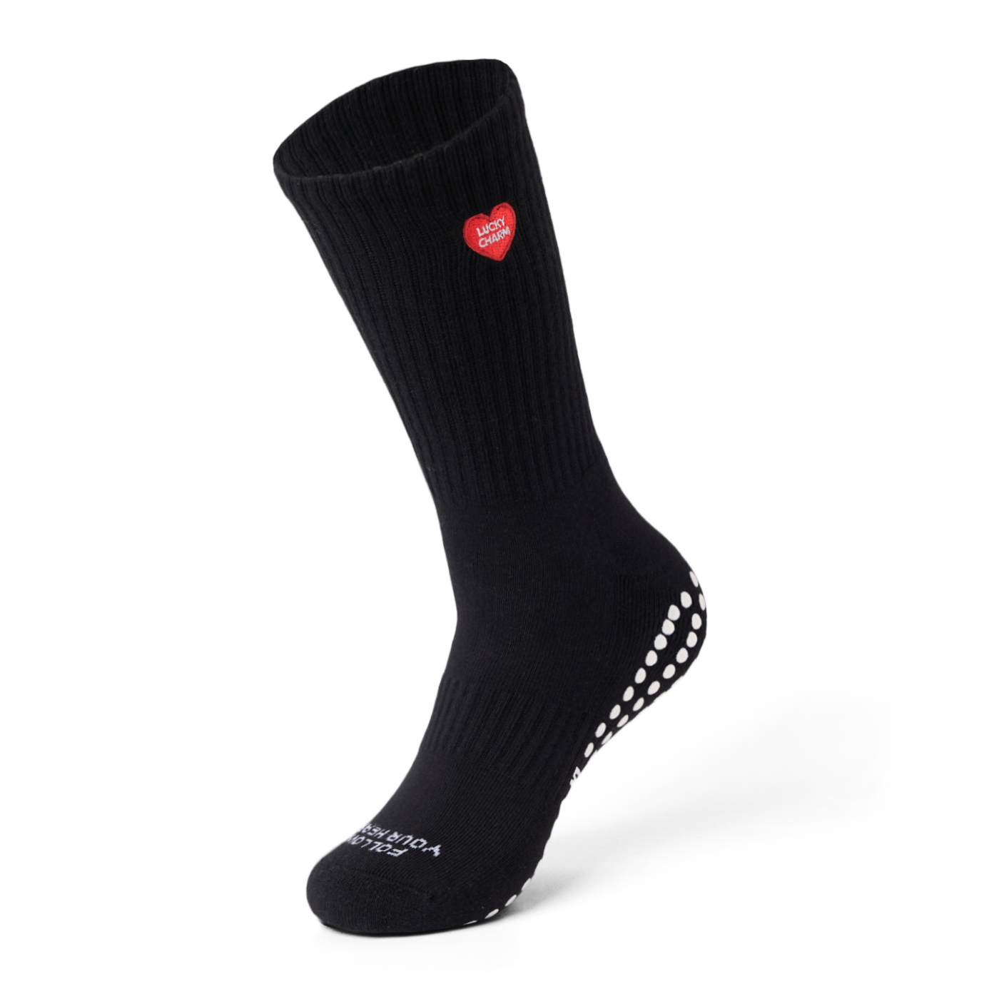TALKING TOES | Lucky Heart Grip Sock