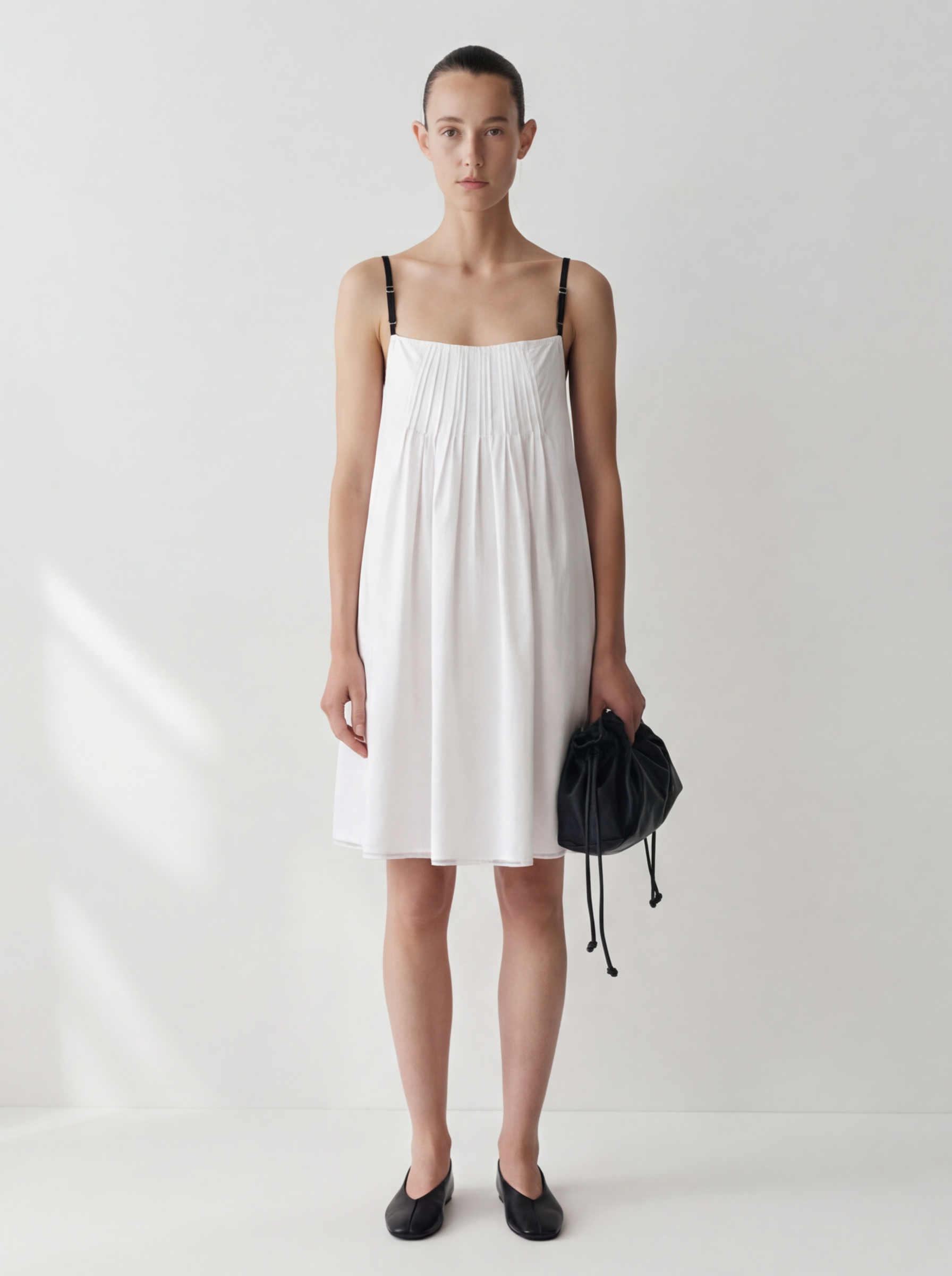 LAYERPLAN | Sela Gathered Slip Dress