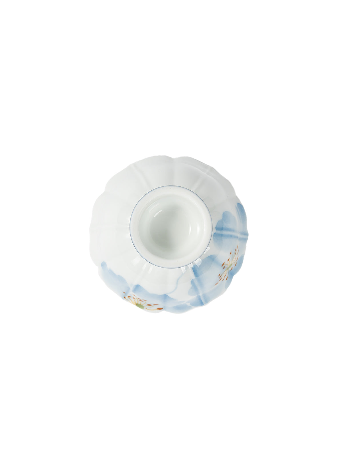 CRAFILAB | Blue Begonia & Tall Foot Teacup