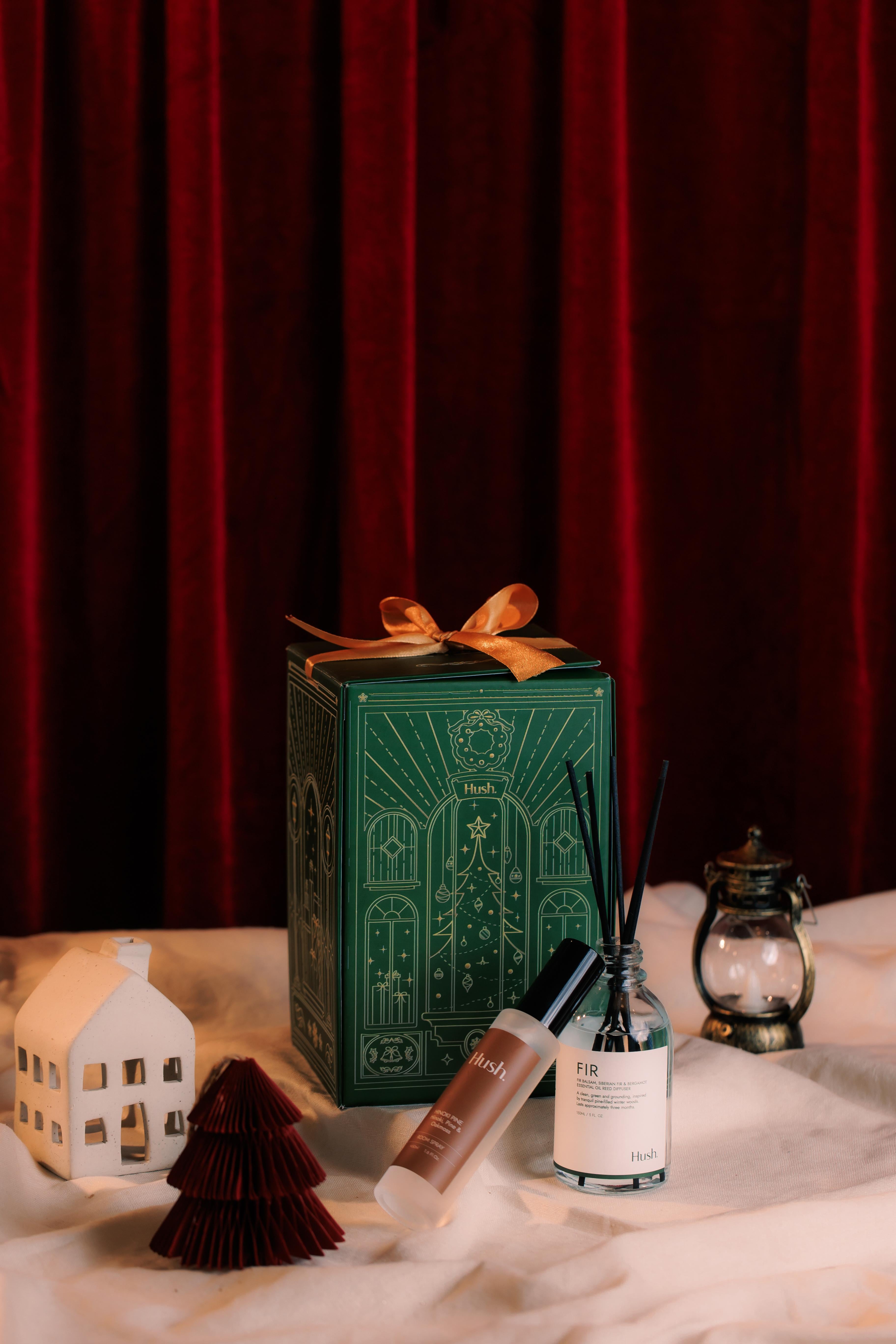 HUSH CANDLE | Home Sanctuary Gift Set [Woody]