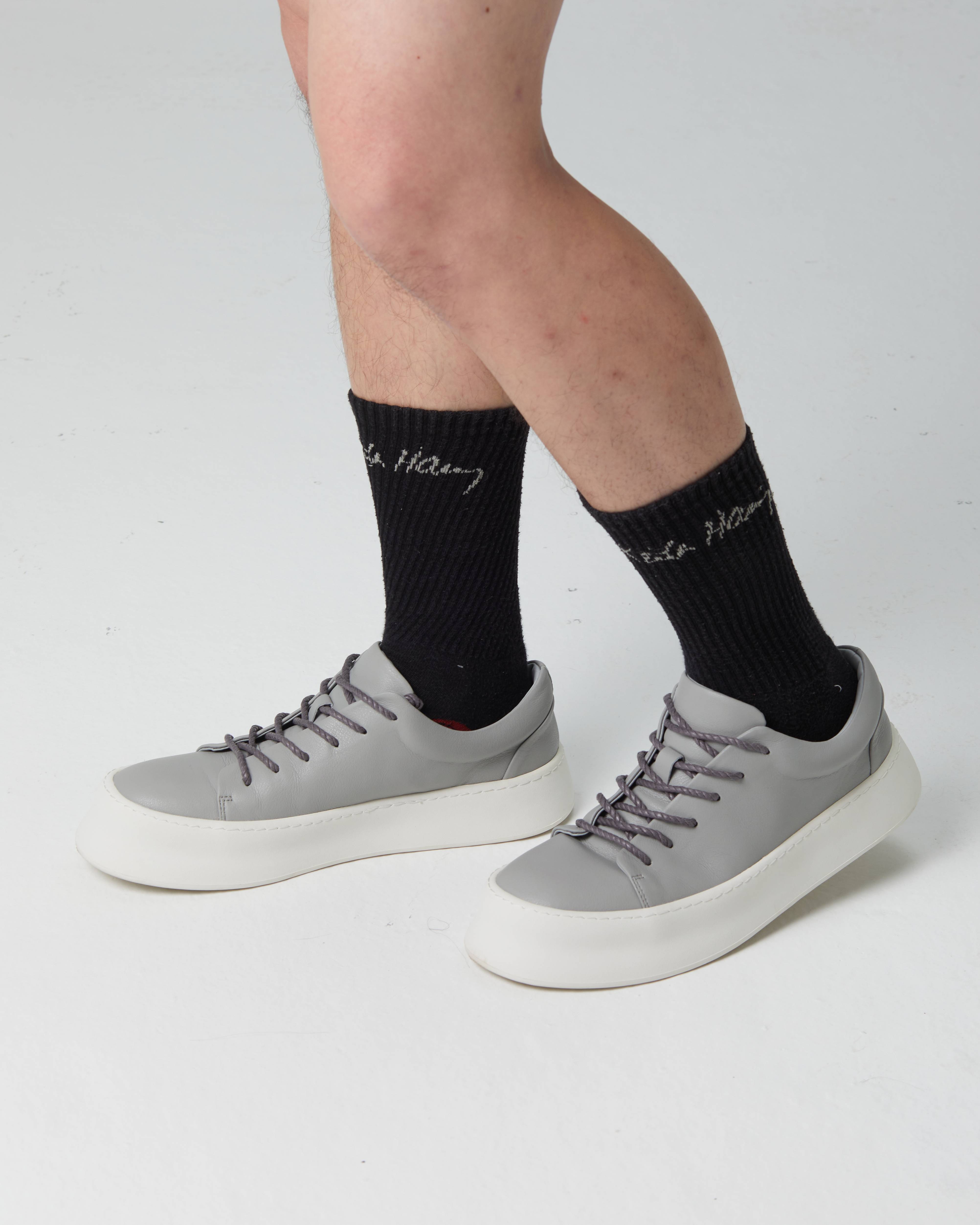 PROJECTWEAR | Fallon Low Cut Faux Leather Sneaker Grey